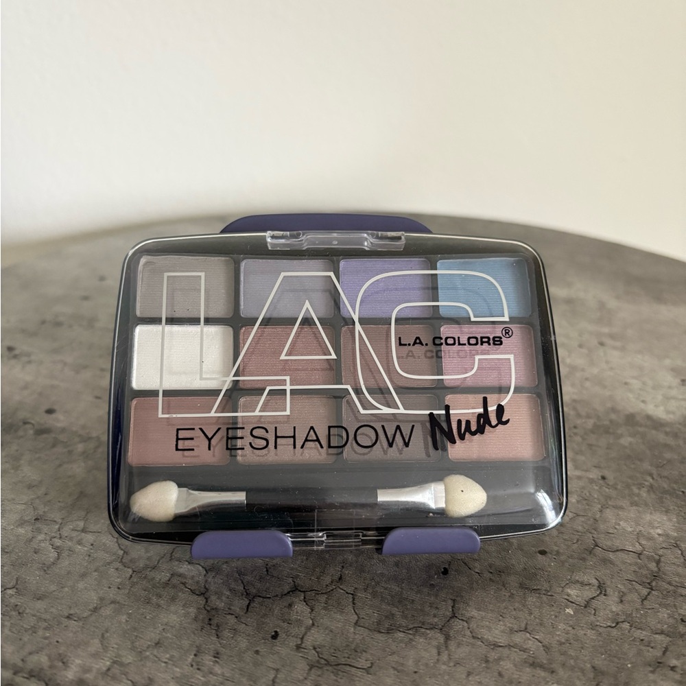 NEW L.A. Colors Glamorous 12-Color Nude Eyeshadow Palette BEP422 Makeup Glam
